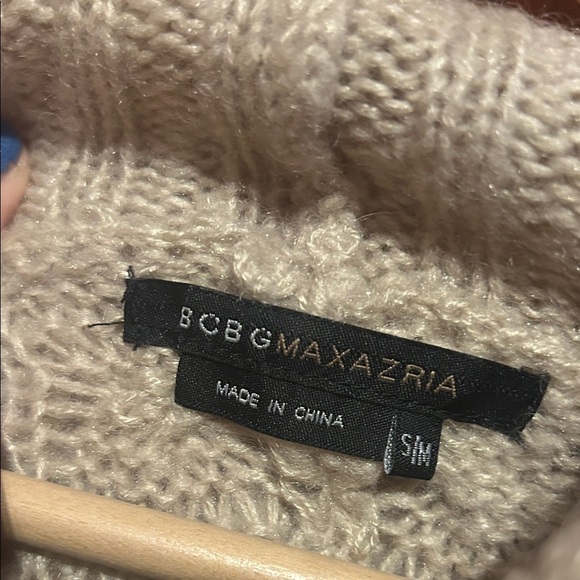 BCBGMaxAzria Taupe Knit Poncho - Picture 2 of 9